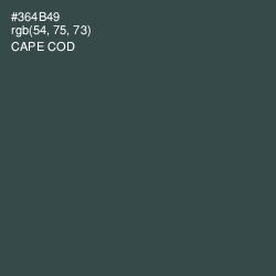 #364B49 - Cape Cod Color Image